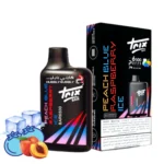 سيجارة تريكس بار نكهة خوخ & توت الازرق ايس 6500 نفخة